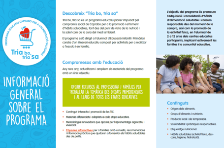 Fullet informatiu del programa