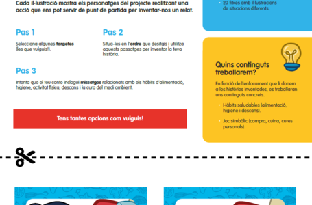 Joc de cartes QUINA HISTÒRIA PODEM INVENTAR?